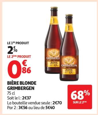 Bière Blonde Grimbergen*