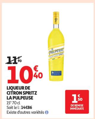 LIQUEUR DE CITRON SPRITZ LA PULPEUSE