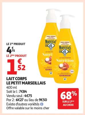 Lait Corps Le Petit Marseillais