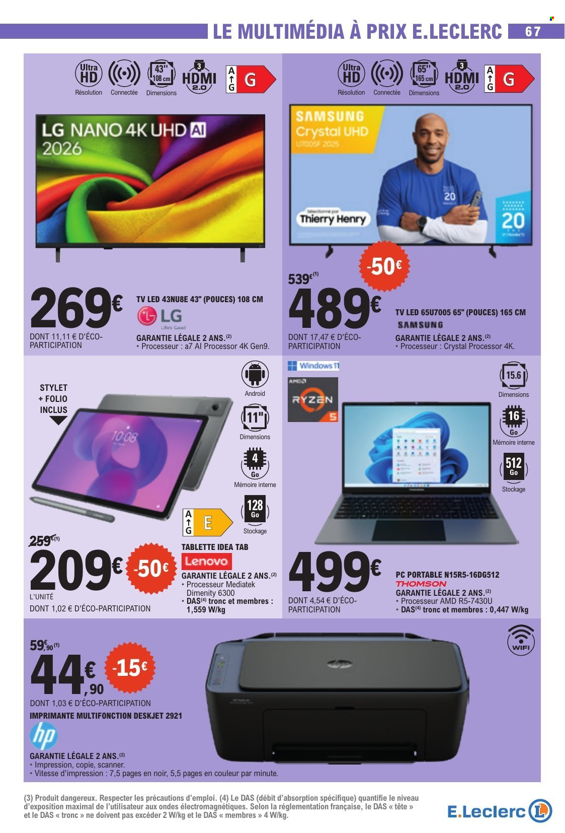 Catalogue E.Leclerc - 25.08.2026 - 05.09.2026. Page 67