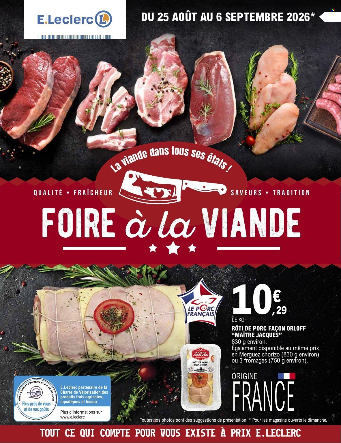 Catalogue E.Leclerc - 25.08.2026 - 06.09.2026. Page 1