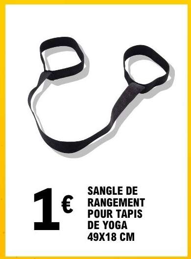 SANGLE DE RANGEMENT POUR TAPIS DE YOGA
