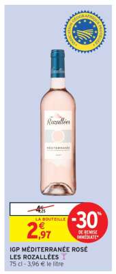 IGP MÉDITERRANÉE ROSÉ LES ROZALLÉES