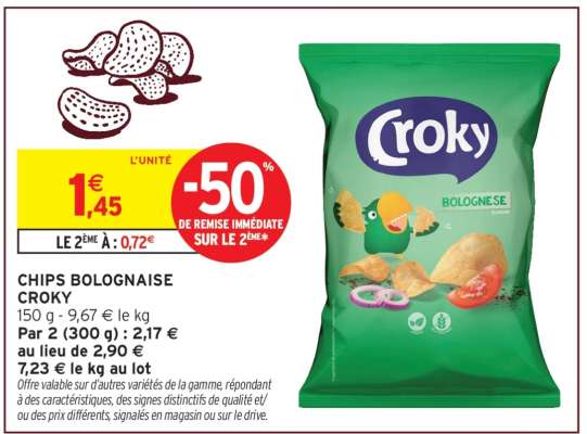 CHIPS BOLOGNAISE CROKY