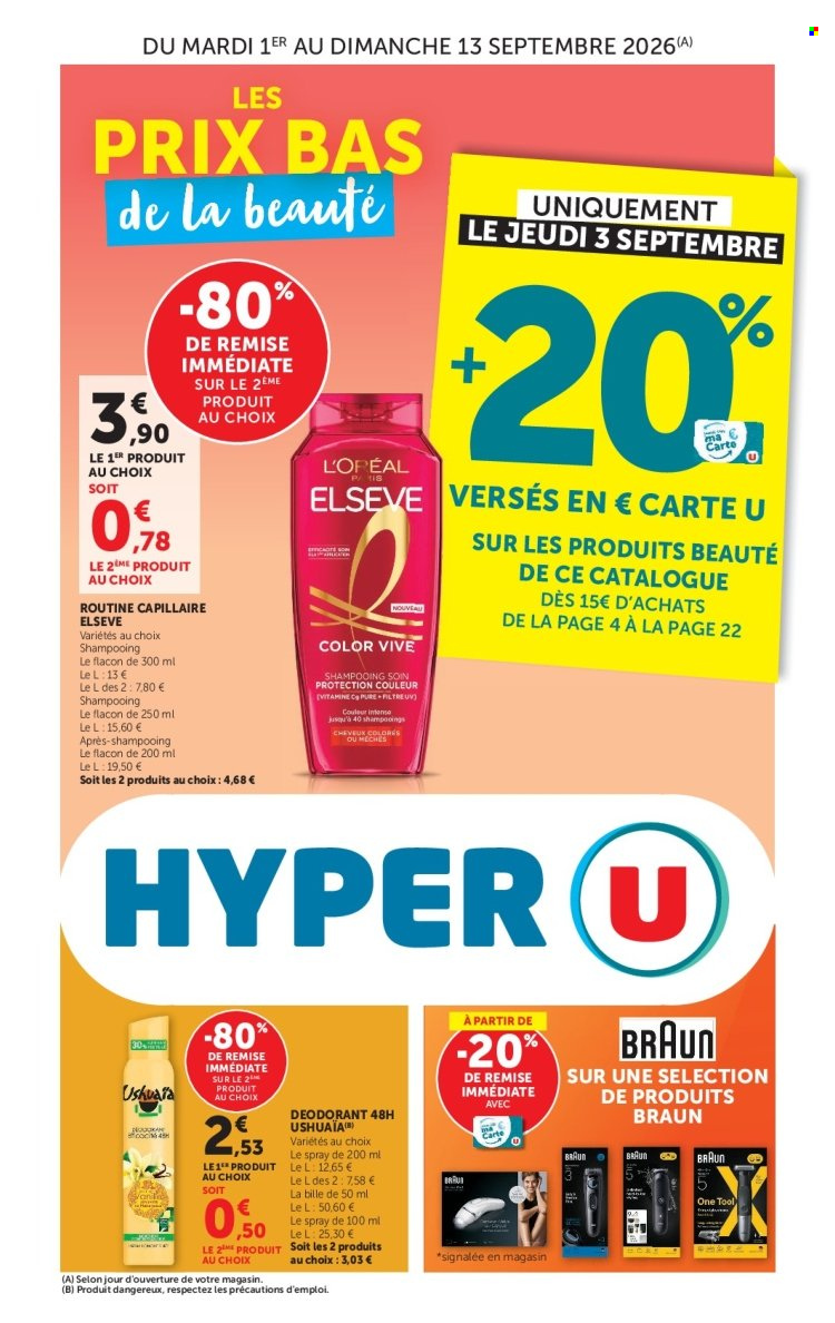 Catalogue HYPER U - 01.09.2026 - 13.09.2026. Page 1