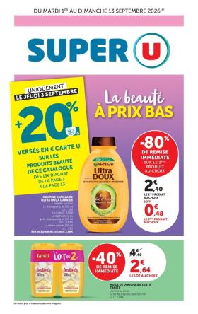 SUPER U - Les prix bas de la semaine