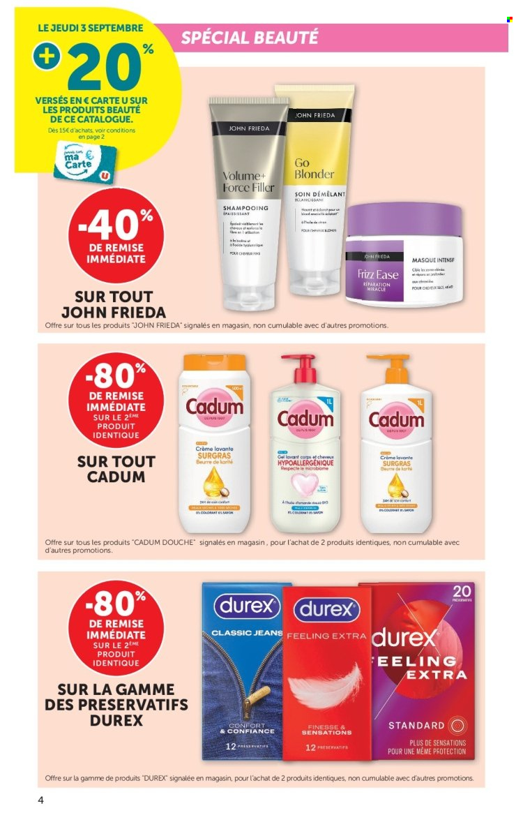 Catalogue SUPER U - 01.09.2026 - 13.09.2026. Page 4