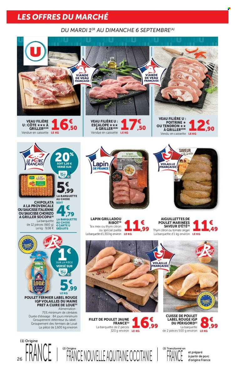 Catalogue SUPER U - 01.09.2026 - 13.09.2026. Page 26
