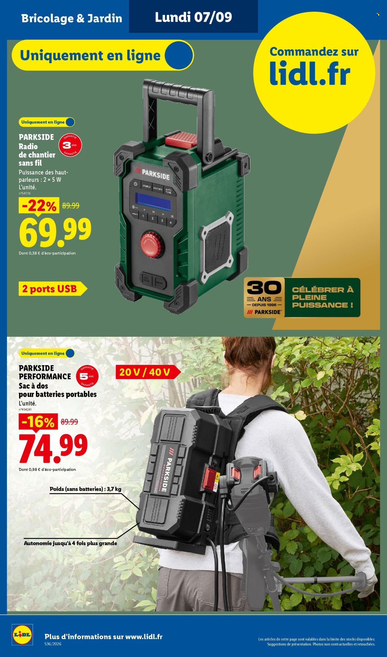 Catalogue Lidl - 03.09.2026 - 09.09.2026. Page 46