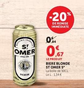 BIERE BLONDE ST OMER 5°