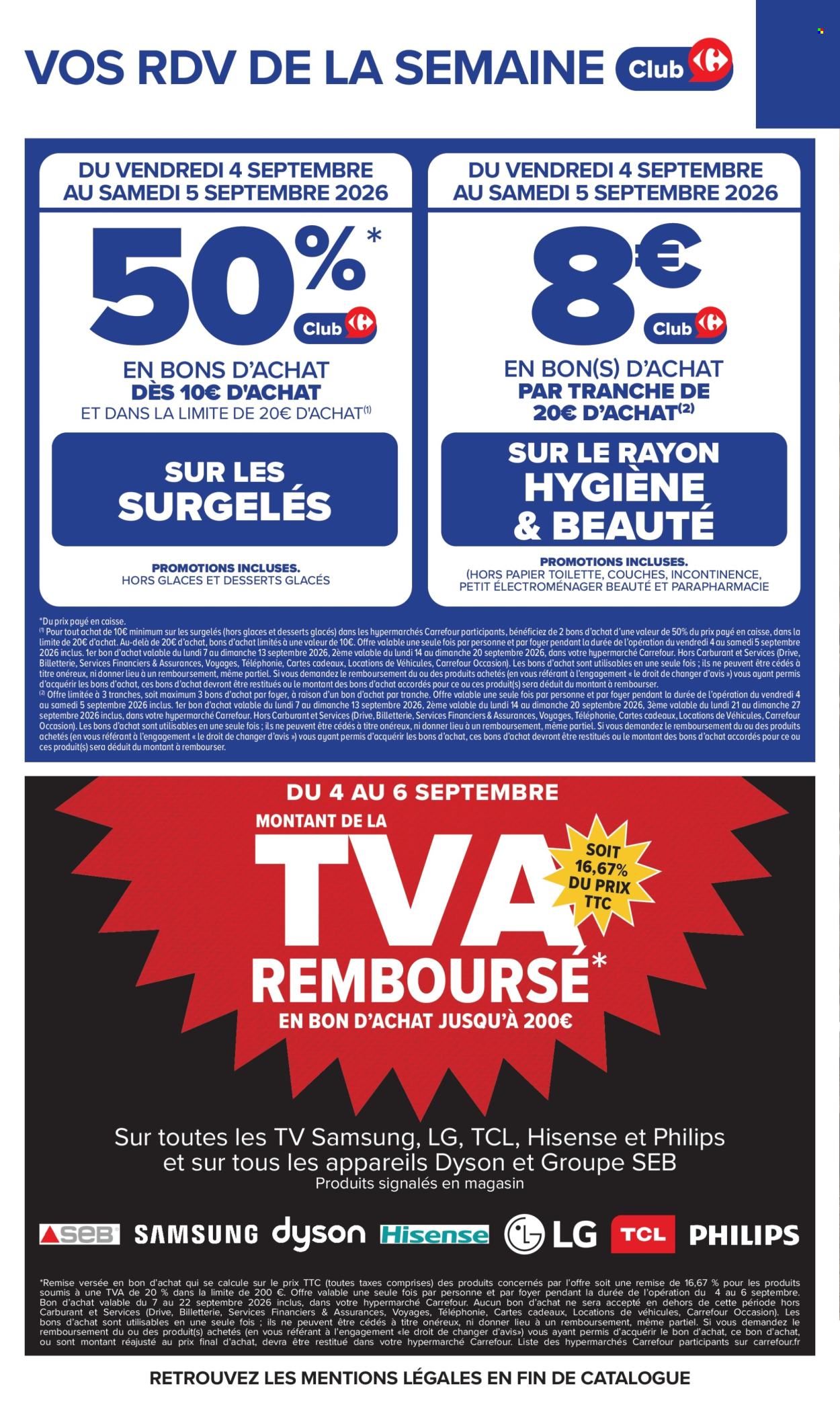 Catalogue Carrefour Hypermarchés - 01.09.2026 - 14.09.2026. Page 4