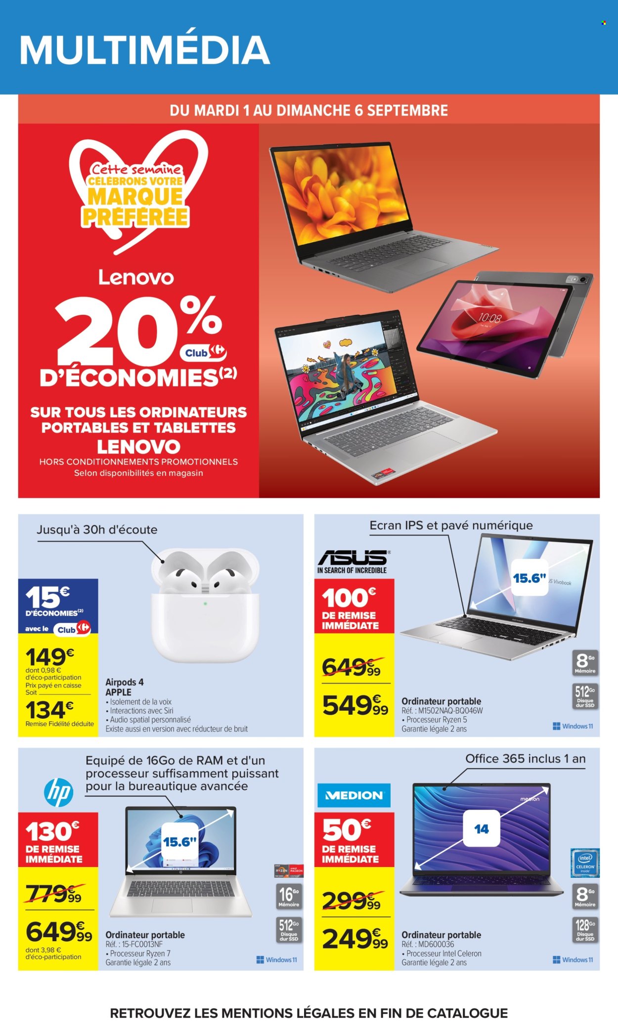 Catalogue Carrefour Hypermarchés - 01.09.2026 - 14.09.2026. Page 94