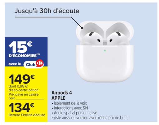 AIRPODS 4 "APPLE"