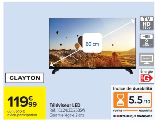 Téléviseur LED