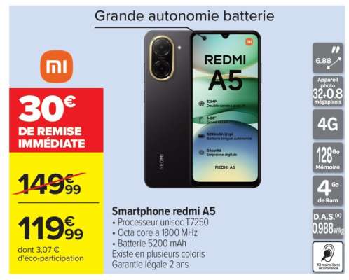 Smartphone Redmi A5
