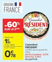 Camembert Président