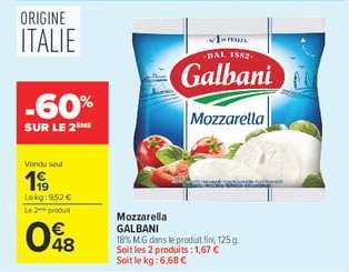 Mozzarella Galbani
