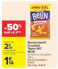 Biscuits Apéritif Croustilles "Apéro XXL" BELIN