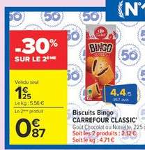 Biscuits Bingo CARREFOUR CLASSIC'