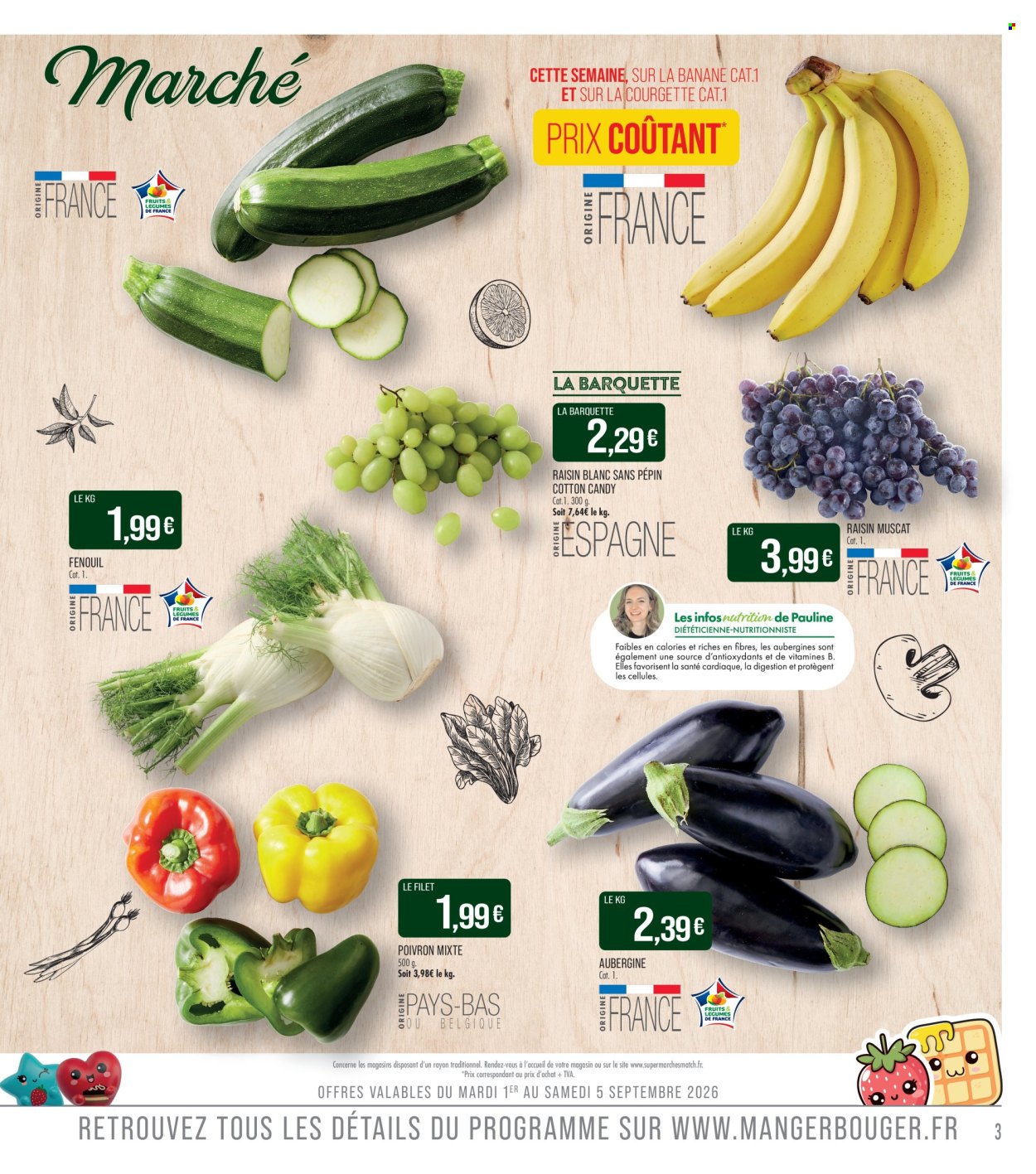 Catalogue Supermarché Match - 01.09.2026 - 13.09.2026. Page 3