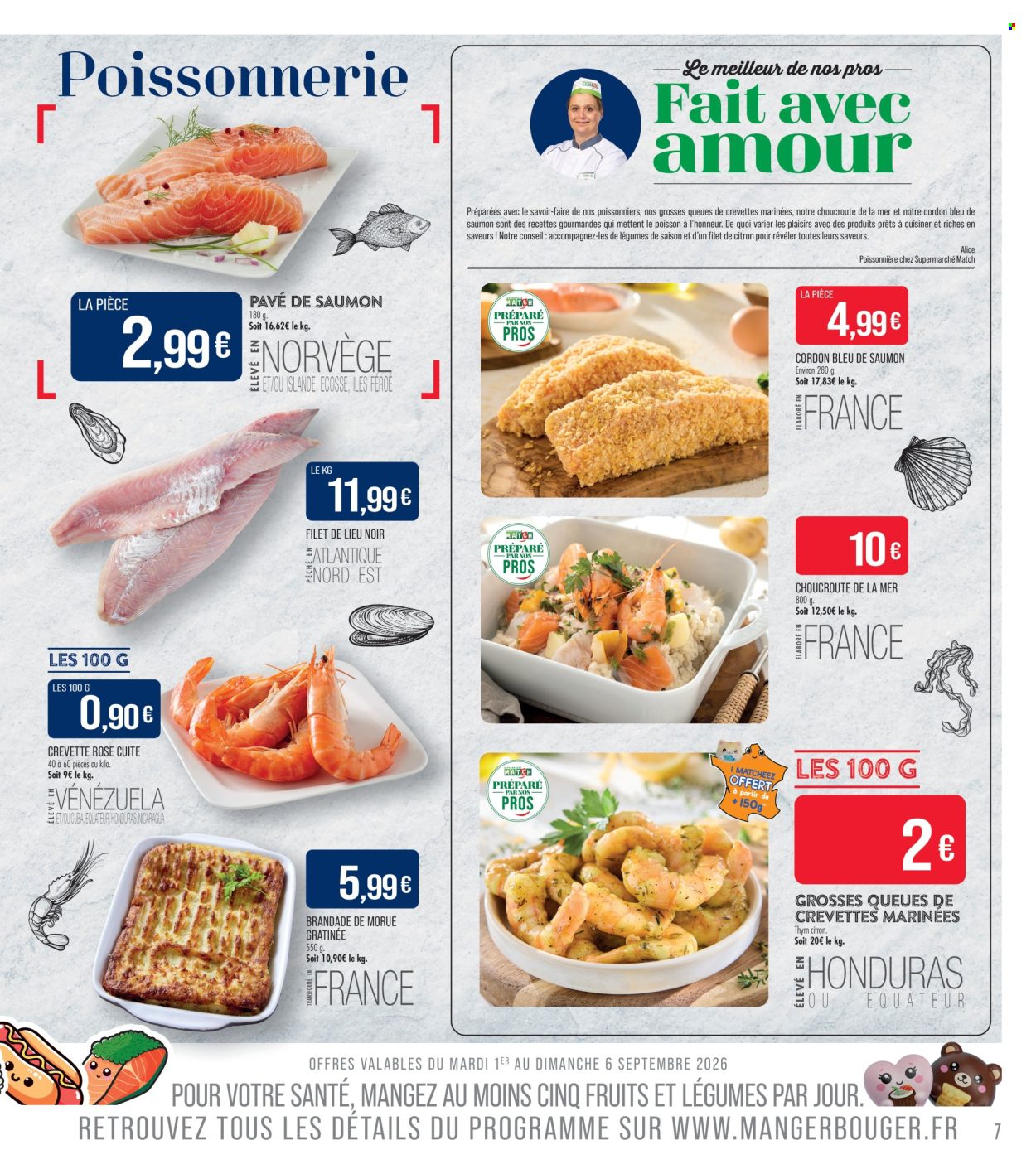 Catalogue Supermarché Match - 01.09.2026 - 13.09.2026. Page 7
