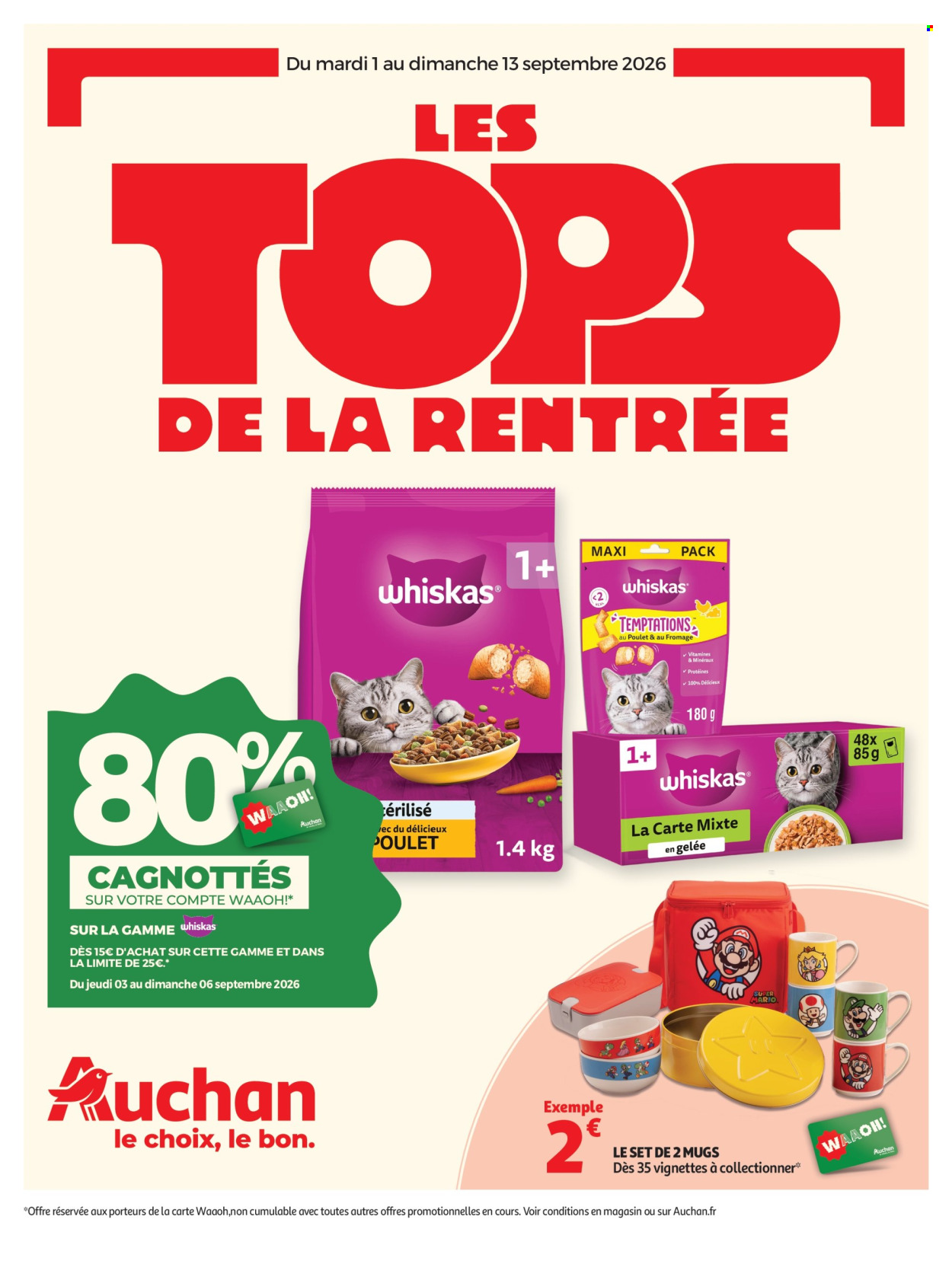 Catalogue Auchan - 01.09.2026 - 13.09.2026. Page 1