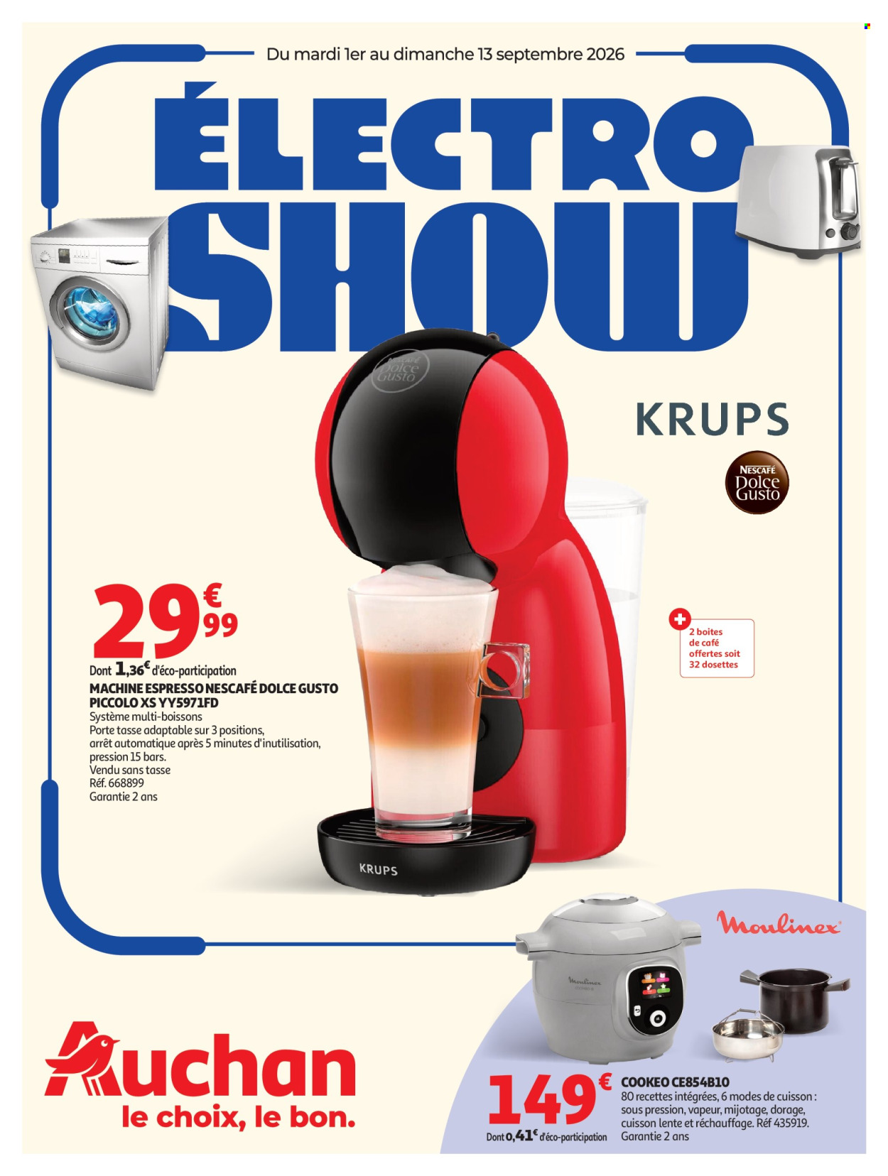 Catalogue Auchan - 01.09.2026 - 13.09.2026. Page 1