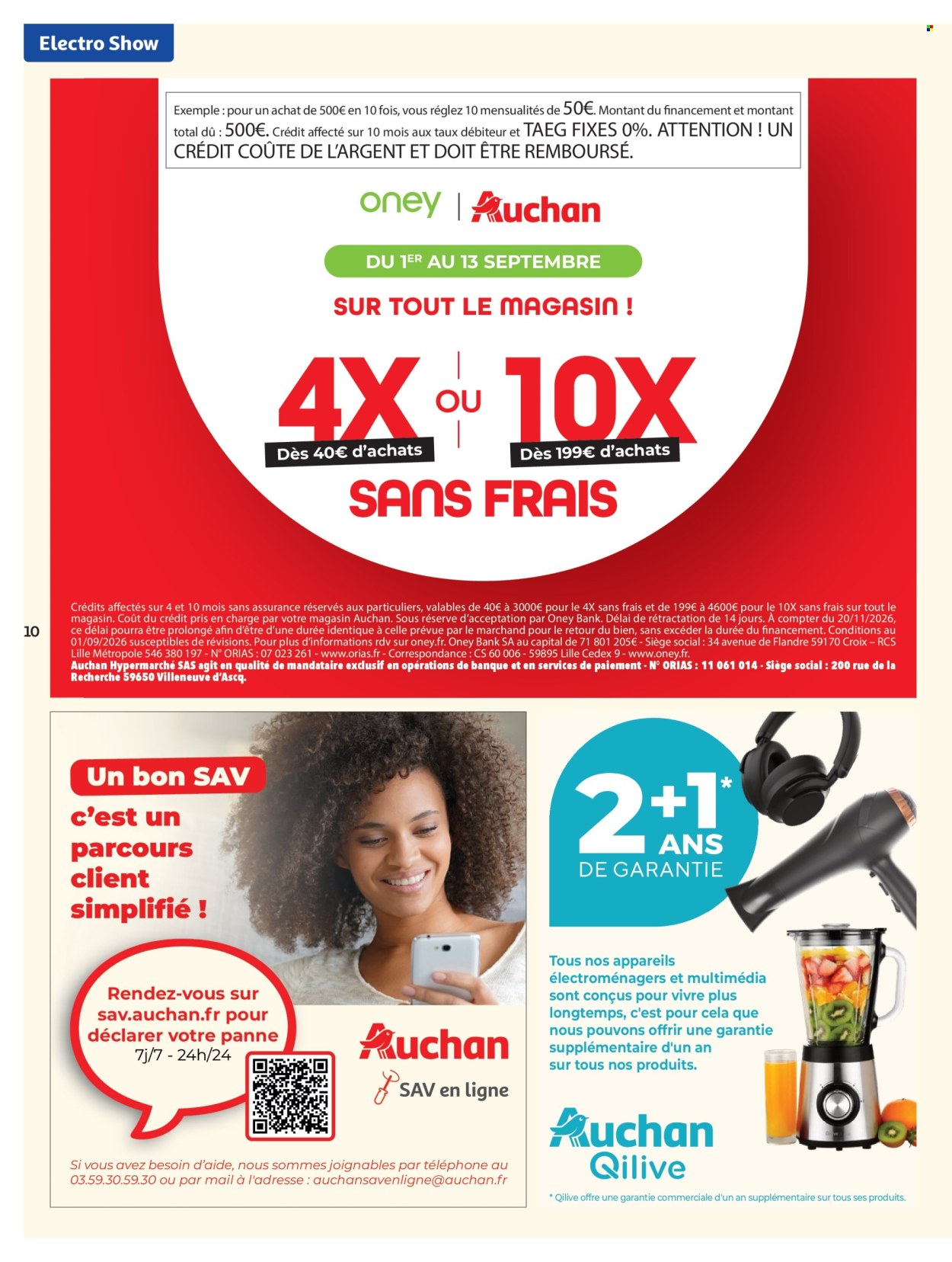 Catalogue Auchan - 01.09.2026 - 13.09.2026. Page 10