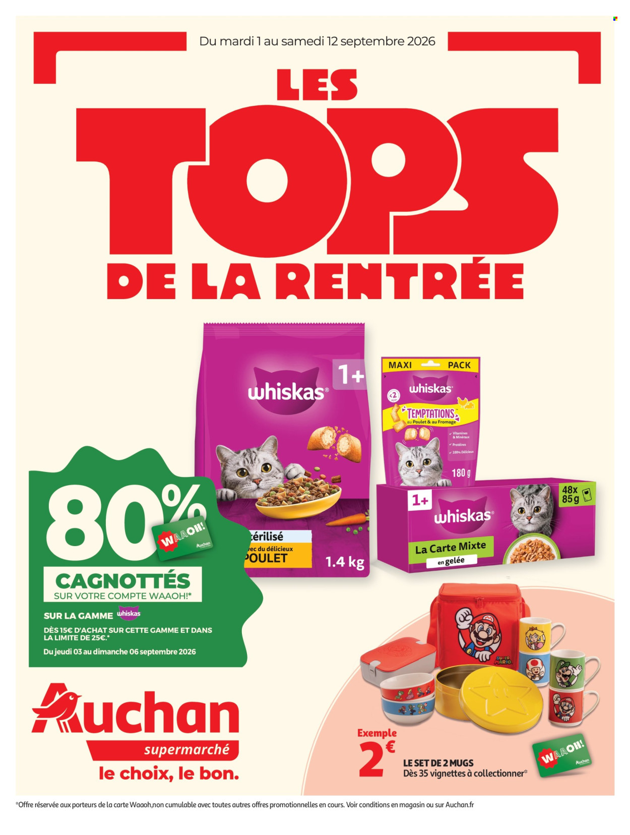 Catalogue Auchan - 01.09.2026 - 12.09.2026. Page 1