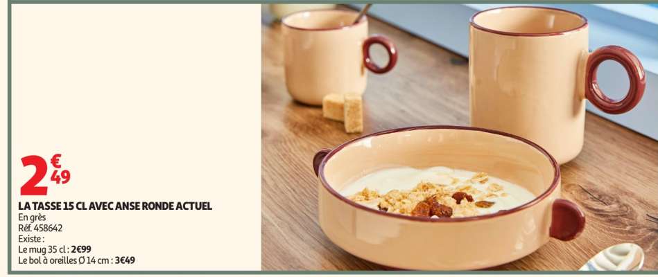 LA TASSE 15 CL AVEC ANSE RONDE ACTUEL