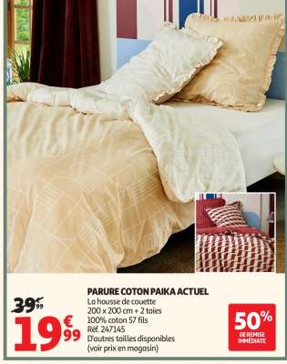 PARURE COTON PAIKA ACTUEL