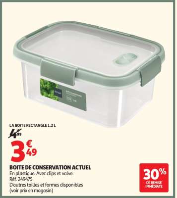 BOITE DE CONSERVATION ACTUEL