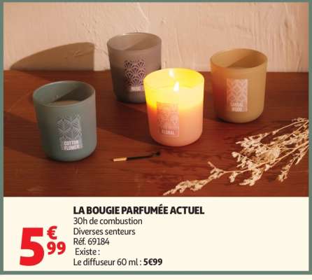 LA BOUGIE PARFUMÉE ACTUEL