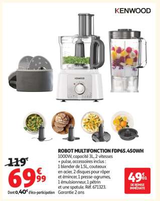 ROBOT MULTIFONCTION FDP65.450WH