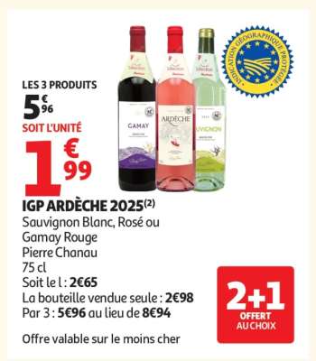 IGP ARDÈCHE 2025