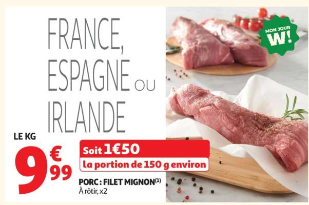 Porc : Filet Mignon