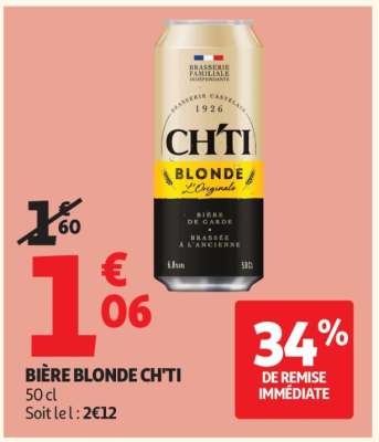 Bière Blonde Ch'ti*