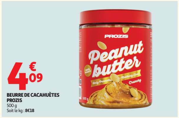 BEURRE DE CACAHUÈTES PROZIS