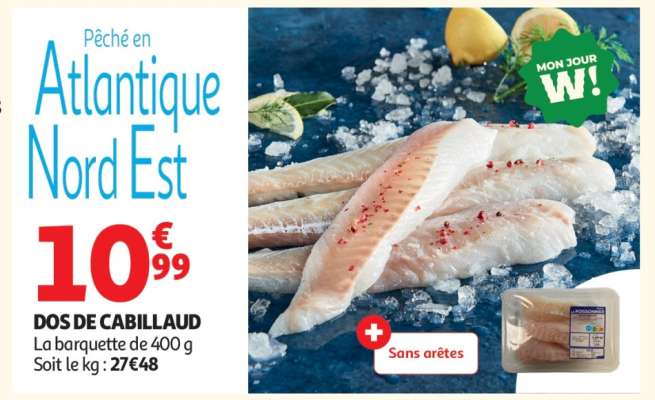 DOS DE CABILLAUD