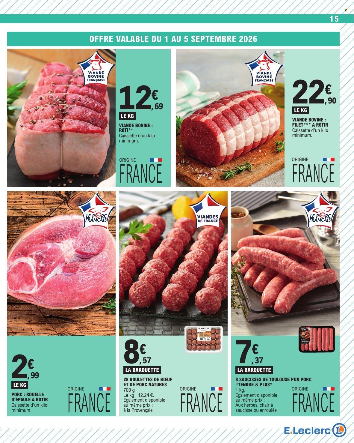 Catalogue E.Leclerc - 01.09.2026 - 12.09.2026. Page 15
