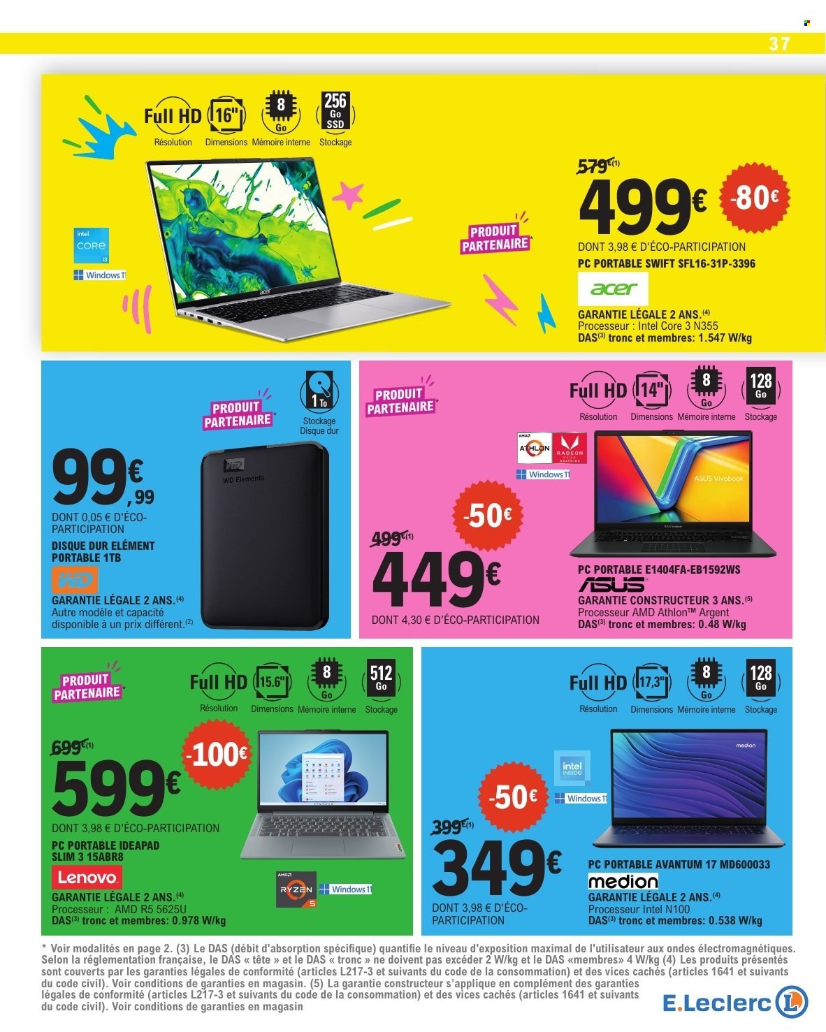 Catalogue E.Leclerc - 01.09.2026 - 12.09.2026. Page 37