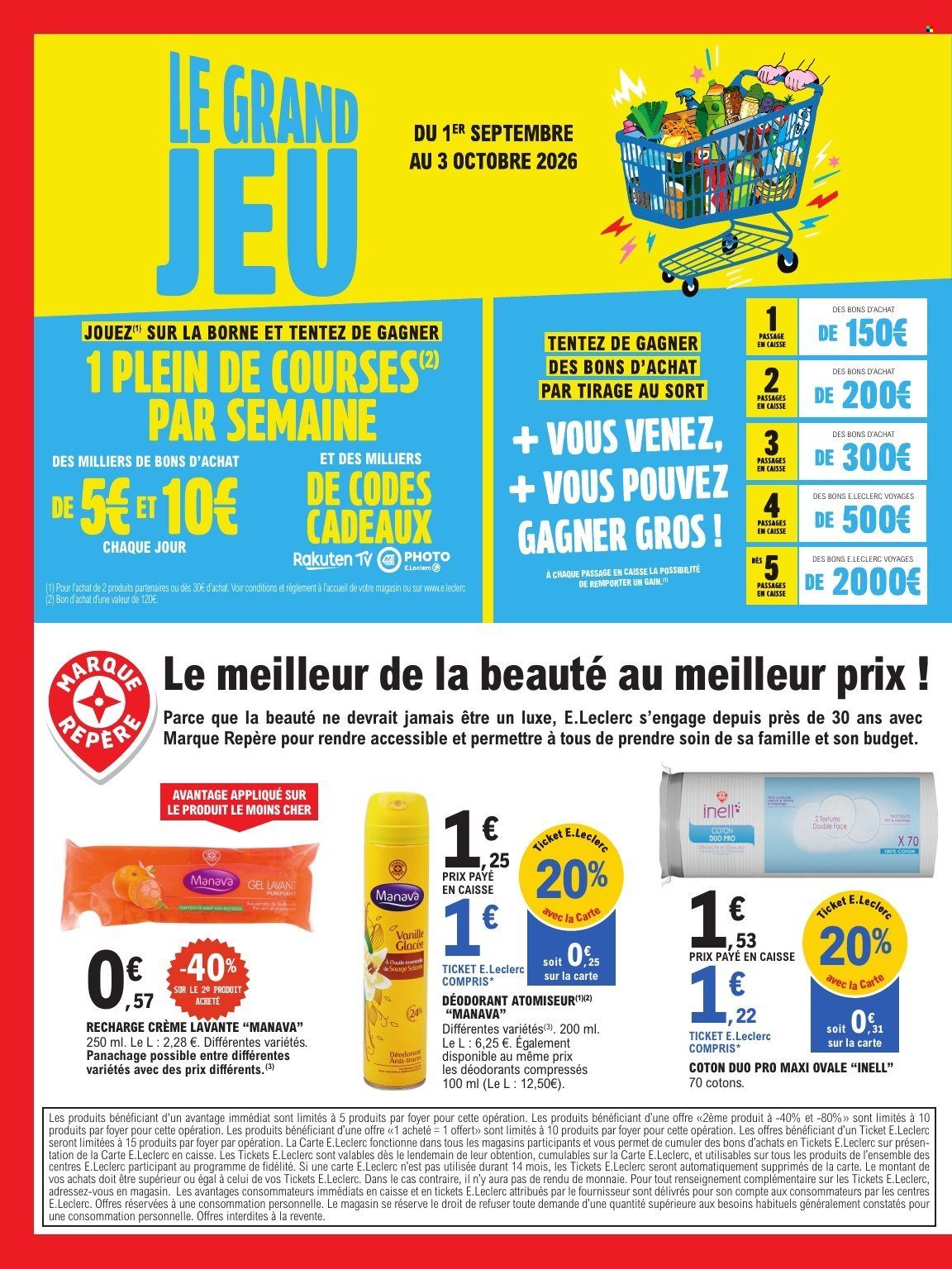 Catalogue E.Leclerc - 01.09.2026 - 12.09.2026. Page 2