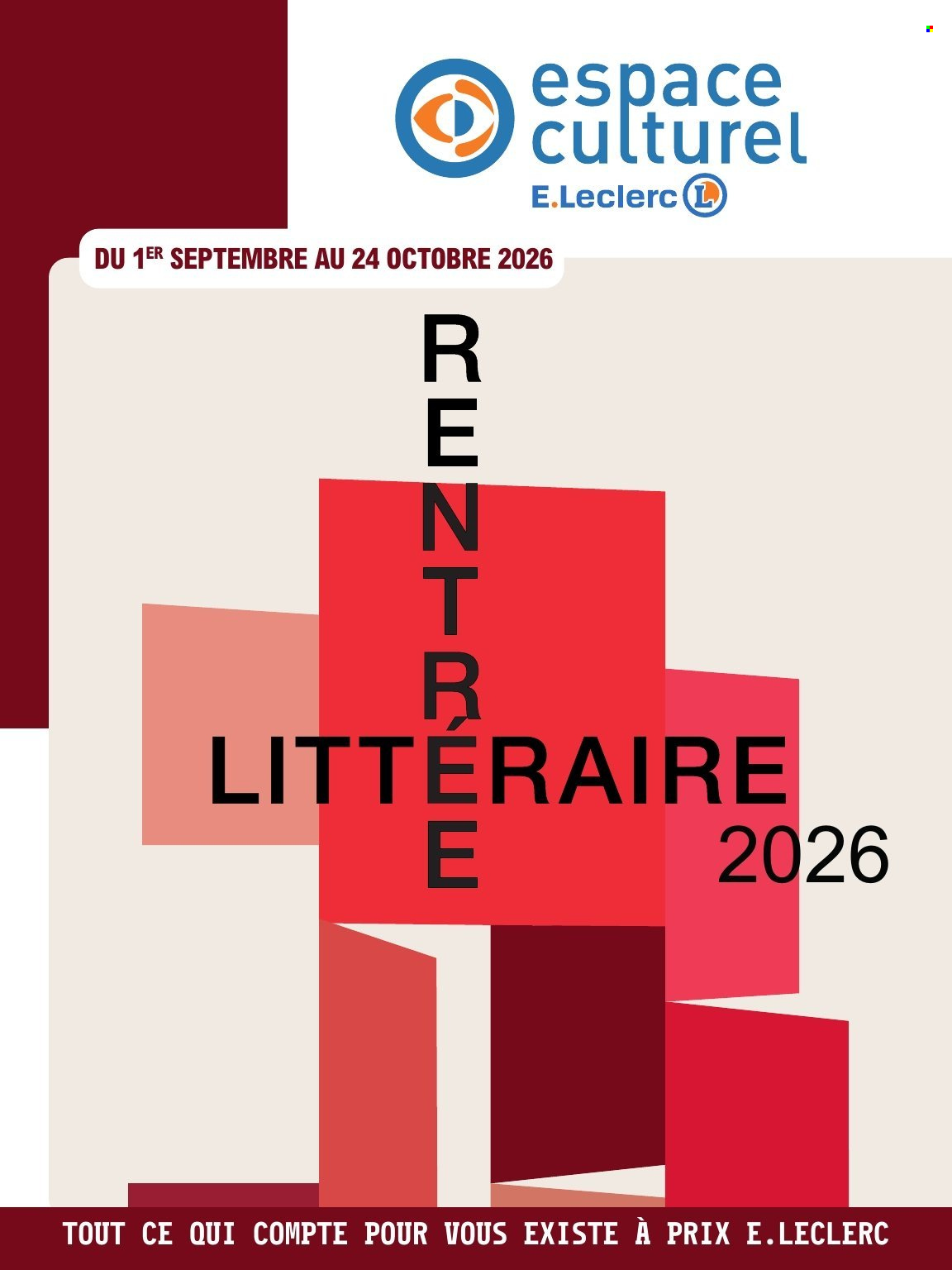 Catalogue E.Leclerc - 01.09.2026 - 24.10.2026. Page 1