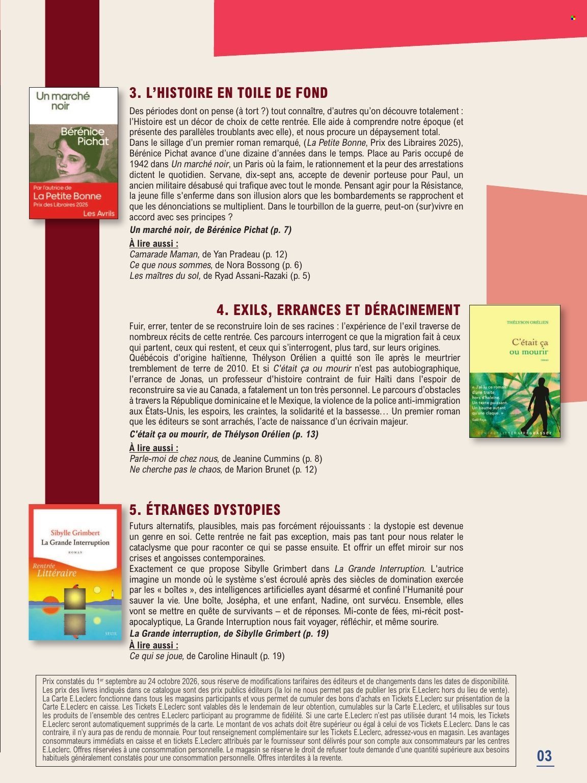 Catalogue E.Leclerc - 01.09.2026 - 24.10.2026. Page 3