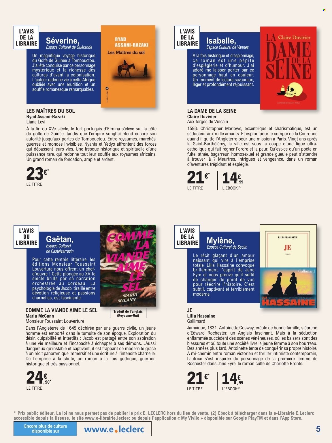 Catalogue E.Leclerc - 01.09.2026 - 24.10.2026. Page 5