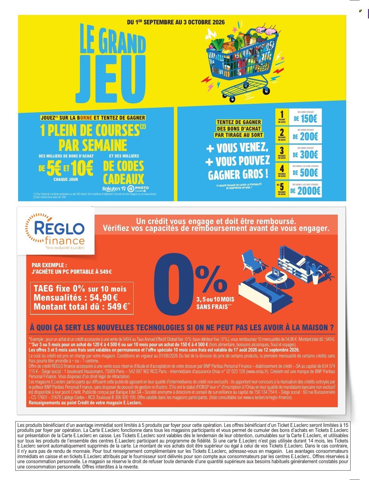 Catalogue E.Leclerc - 01.09.2026 - 12.09.2026. Page 2