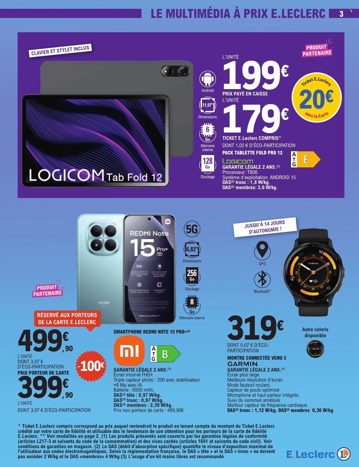 Catalogue E.Leclerc - 01.09.2026 - 12.09.2026. Page 3