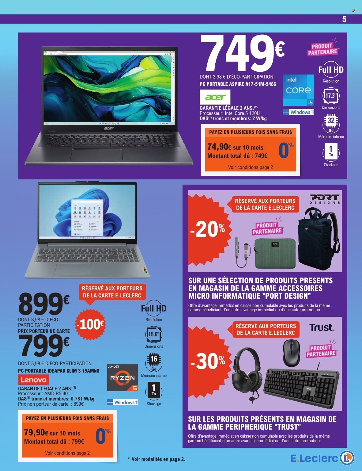 Catalogue E.Leclerc - 01.09.2026 - 12.09.2026. Page 5