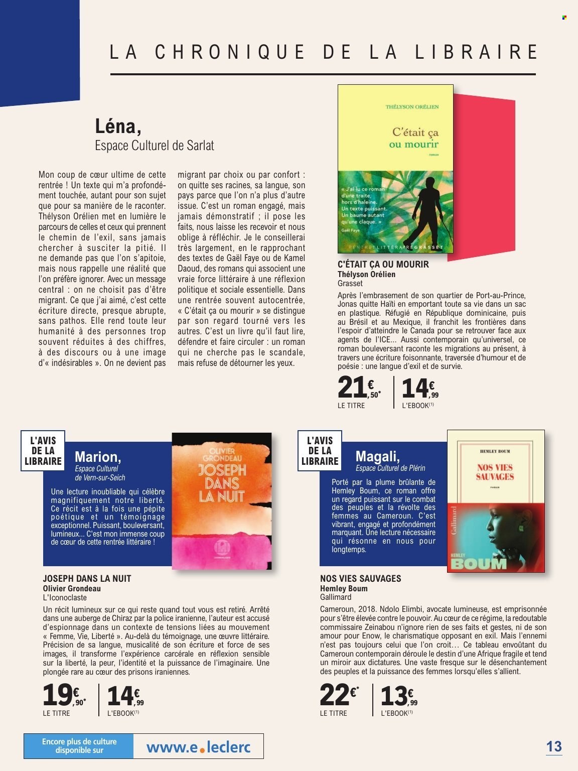 Catalogue E.Leclerc - 01.09.2026 - 24.10.2026. Page 13