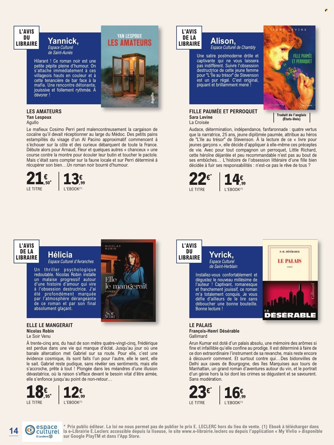 Catalogue E.Leclerc - 01.09.2026 - 24.10.2026. Page 14